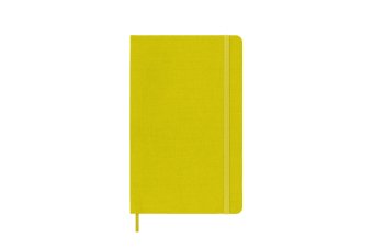 Moleskine Notizbuch - Color, Large/A5, Liniert, Stoffeinband, Strohgelb