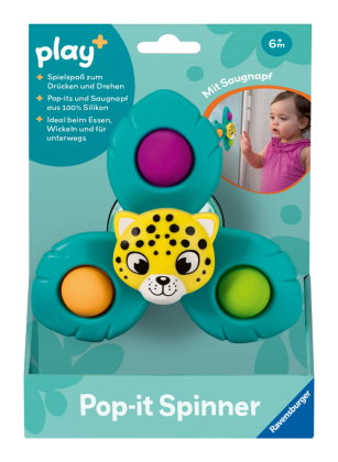 Play+ Pop-it Spinner: Leopard - ab 6 Monate