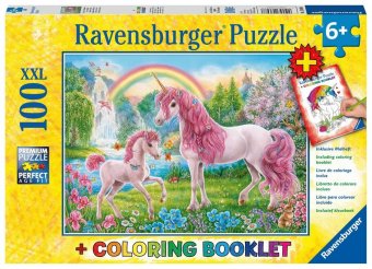 Kinderpuzzle 100 XXL Teile - Magische Einhörner