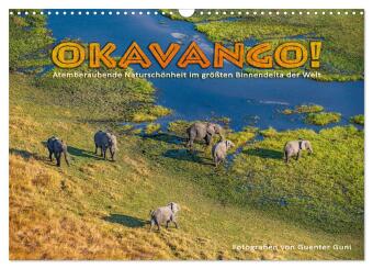 Okavango! Atemberaubende Naturschönheit im größten Binnendelta der Welt (Wandkalender 2024 DIN A3 qu