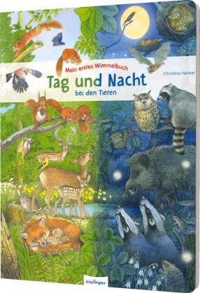 Mein erstes Wimmelbuch: Tag und Nacht bei den Tieren