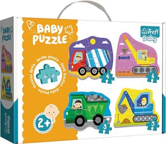 Baby Puzzle Baufahrzeuge