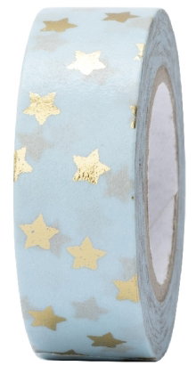 Tape Sterne Gold, Hot Foil