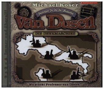 Wo steckt Prof. van Dusen, 1 Audio-CD, 1 Audio-CD