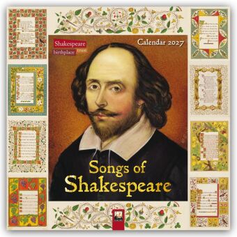 Songs of Shakespeare - Shakespeare Lieder 2027 - Original Flame Tree Publishing-Kalender [Kalender]