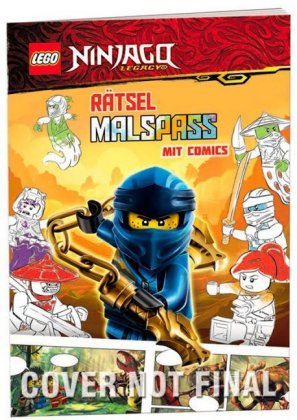 LEGO Ninjago - Rätselmalspaß mit Comics