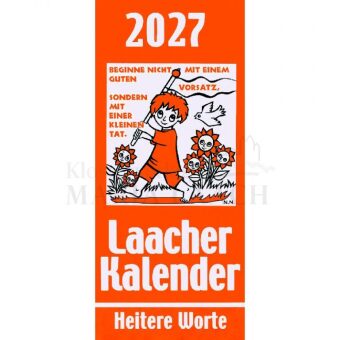 Laacher Kalender- Heitere Worte 2027-