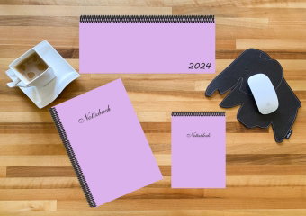 Schreibtisch-Set, m. 1 Kalender, m. 1 Beilage, m. 1 Beilage, 3 Teile