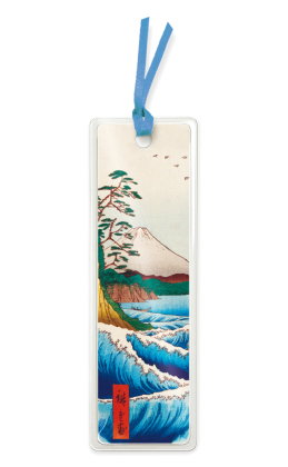 10er-Verpackungseinheit Lesezeichen: Utagawa Hiroshige, Das Meer bei Sata