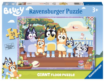 Ravensburger Kinderpuzzle 05622 - Familienzeit - Bodenpuzzle mit 24 großen Puzzleteilen, für kleine