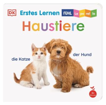 Erstes Lernen Fühl-Leporello. Haustiere