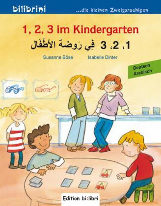 1, 2, 3 im Kindergarten (Deutsch-Arabisch)