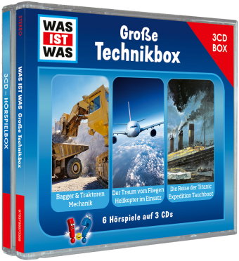 WAS IST WAS 3-CD Hörspielbox. Große Technikbox, Audio-CD