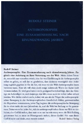 Anthroposophie - Eine Zusammenfassung nach einundzwanzig Jahren