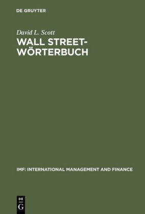 Wall Street Wörterbuch, Englisch-Deutsch/Deutsch-Englisch