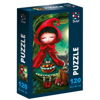 Puzzle De.tail Ein Mädchen und der Wolf DT100-11