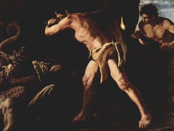 Francisco de Zurbarán - Herkules bekämpft die Lernäische Hydra - 500 Teile (Puzzle)