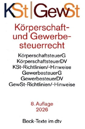 Körperschaftsteuerrecht / Gewerbesteuerrecht. KSt / GewSt