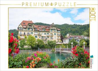 CALVENDO Puzzle Göttibachsteg an der Aare in Thun | 1000 Teile Lege-Größe 64x48cm Foto-Puzzle für gl