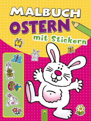 Malbuch Ostern mit Stickern