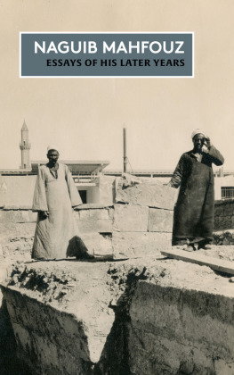 Essays of his Later Years