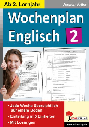 Wochenplan Englisch, 2. Lernjahr