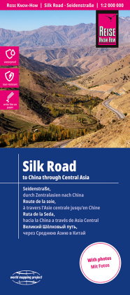 Reise Know-How Landkarte Seidenstraße / Silk Road (1:2 000 000): Durch Zentralasien nach China / To