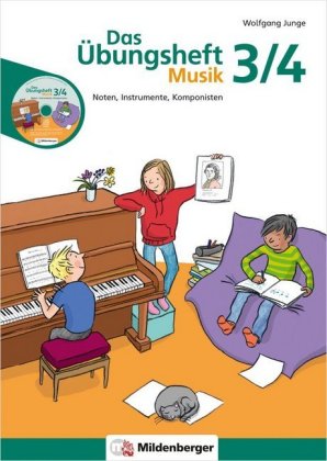 Das Übungsheft Musik 3/4, m. Audio-CD