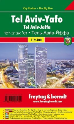 Freytag & Berndt Stadtplan Tel Aviv - Yaffo, City Pocket + The Big Five. Tel Aviv - Jaffa