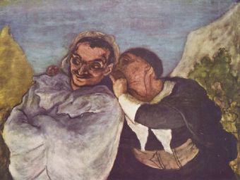 Honoré Daumier - Crispin und Scapin - 500 Teile (Puzzle)