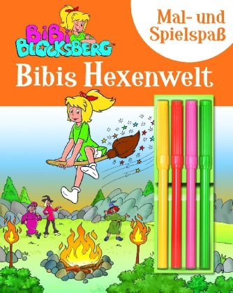 Bibi Blocksberg - Bibis Hexenwelt, m. 4 Filzstiften