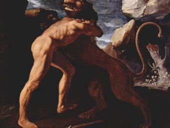 Francisco de Zurbarán - Herkules vernichtet den Löwen von Nemea - 500 Teile (Puzzle)