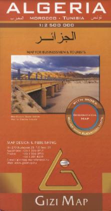 Gizi Map Algeria Geographical Map