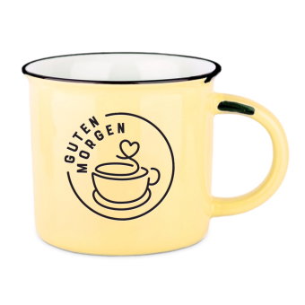 Becher Vintage Guten Morgen