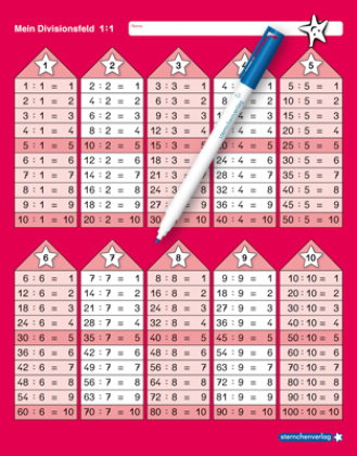 Mein Divisionsfeld, 1 Lernvorlage mit Spezialstift