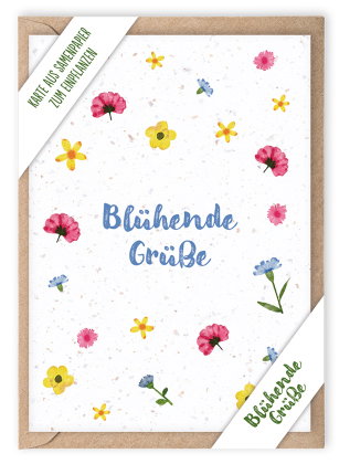 Blühende Grüße