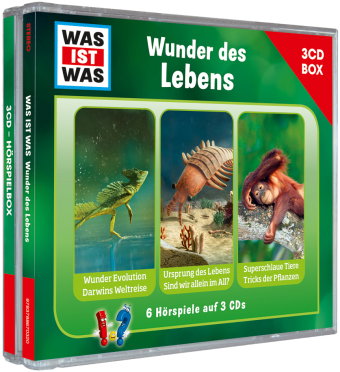 WAS IST WAS 3-CD Hörspielbox. Wunder des Lebens, Audio-CD
