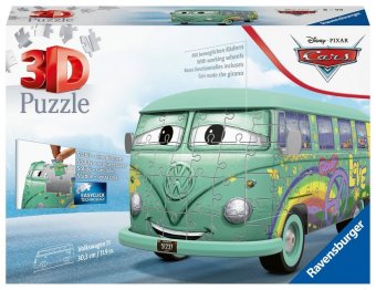 Ravensburger 3D Puzzle Cars Fillmore 11185 - Der VW T1 Cars Fillmore als 3D Puzzle Fahrzeug für alle