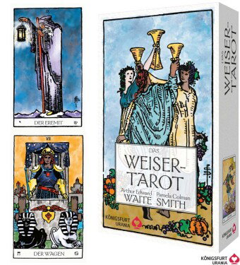 Das Weiser-Tarot - Tarot von A.E. Waite in den ursprünglichen Aquarellfarben (78 Karten illustriert