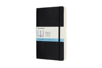 Moleskine Notizbuch, Large, A5 Punktraster, Erweiterte Seitenanzahl, Soft Cover, Schwarz