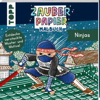 Zauberpapier Malbuch Ninjas