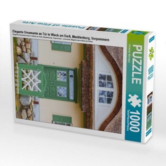 CALVENDO Puzzle Elegante Ornamente an Tür in Wieck am Darß, Mecklenburg, Vorpommern 1000 Teile Lege-