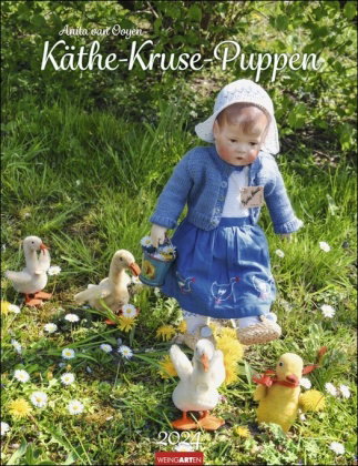 Käthe Kruse Puppen. Fotokalender 2024 mit Nostalgie-Faktor. Jahres-Wandkalender mit 12 Fotos für Sam