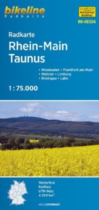 Bikeline Radkarte Rhein-Main-Taunus