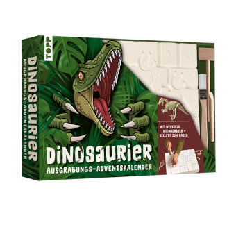 Dinosaurier - Der Ausgrabungs-Adventskalender. 24 coole Überraschungen zum Ausgraben und Entdecken