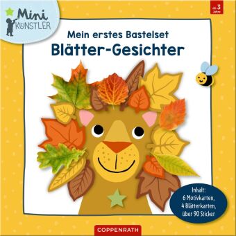 Mein erstes Bastelset - Blätter-Gesichter