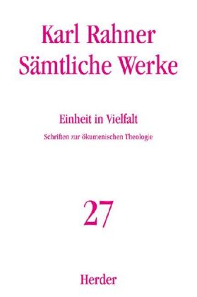 Karl Rahner Sämtliche Werke
