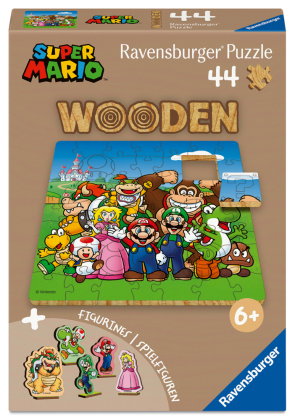 WOODEN Puzzle Kids 44 Teile - Nintendo Super Mario