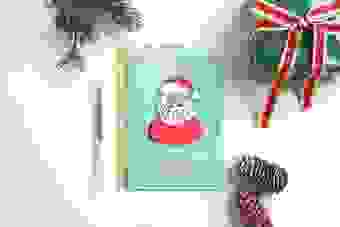 3D-Kartenset B6, Weihnachtsmann FSC MIX