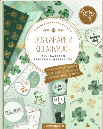 Designpapier-Kreativbuch Good Luck